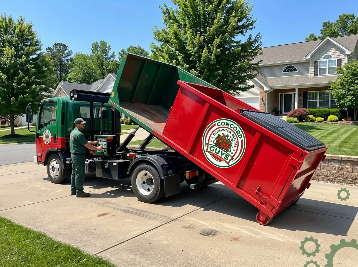 Dumpster rental in Concord Northeast NC Roll-off dumpster rental serving Concord Northeast, NC